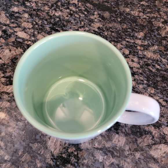 Star Wars Grogu The Child from The Mandalorian Large Mug, white & mint green - Picture 4 of 5